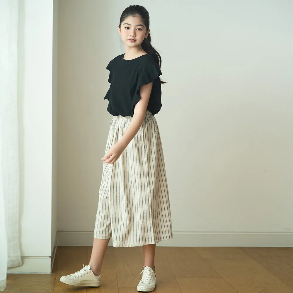 日系 宽松休闲裤 Lightweight Cropped Culottes