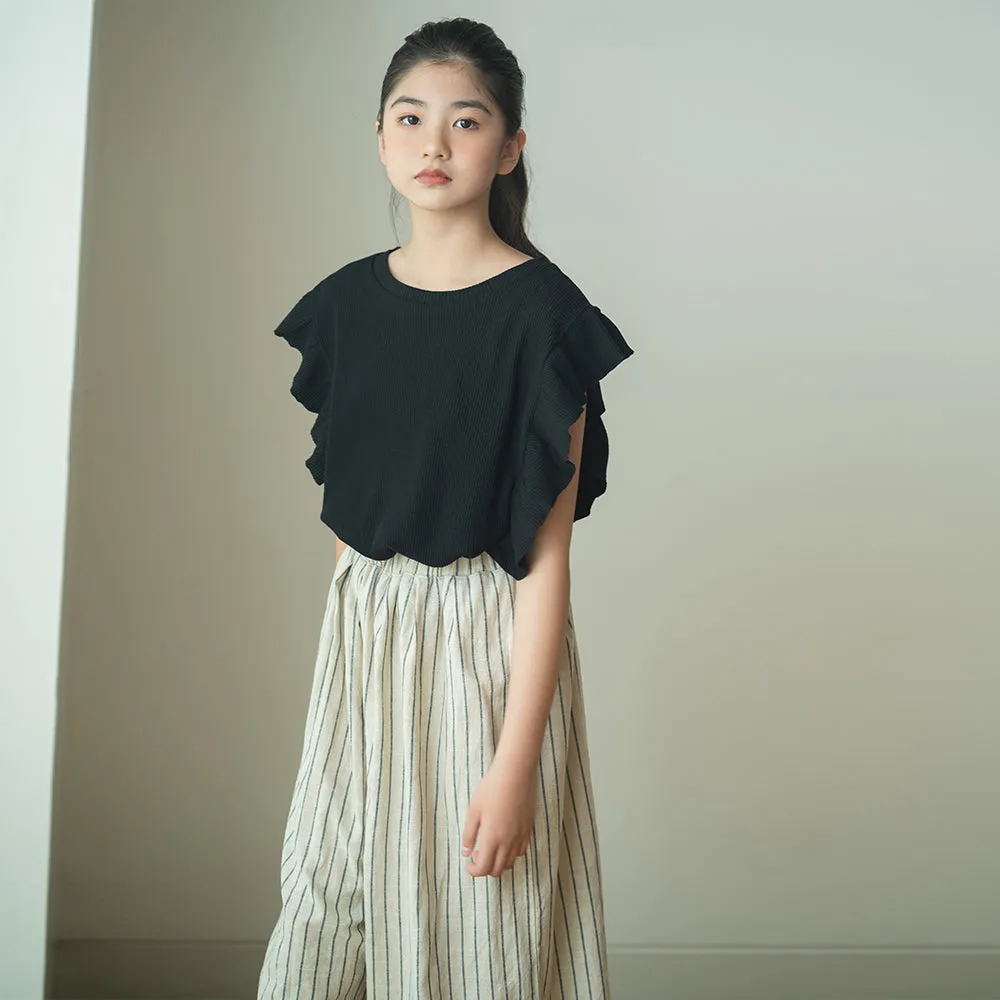 日系 宽松休闲裤 Lightweight Cropped Culottes