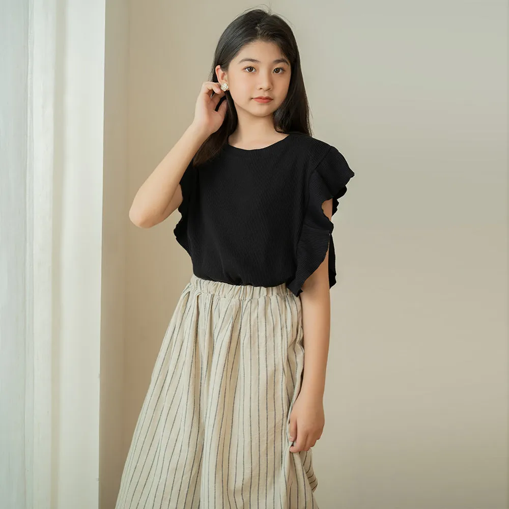 日系 宽松休闲裤 Lightweight Cropped Culottes