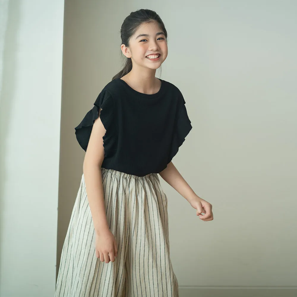 日系 宽松休闲裤 Lightweight Cropped Culottes