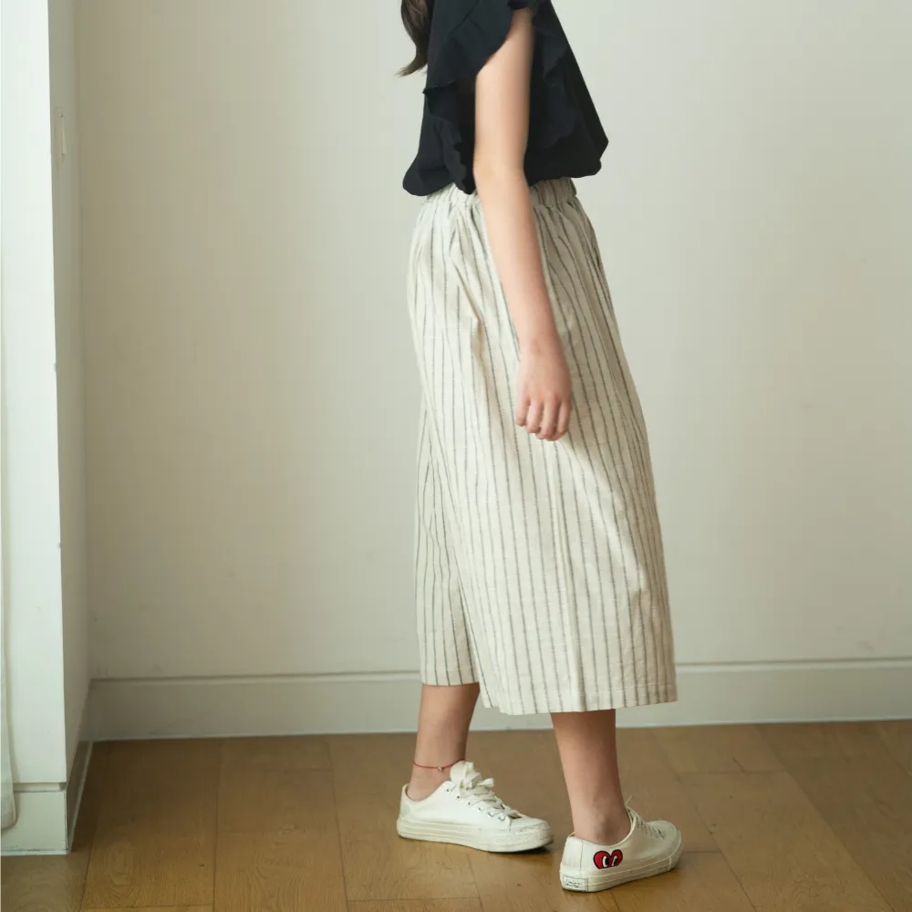 日系 宽松休闲裤 Lightweight Cropped Culottes