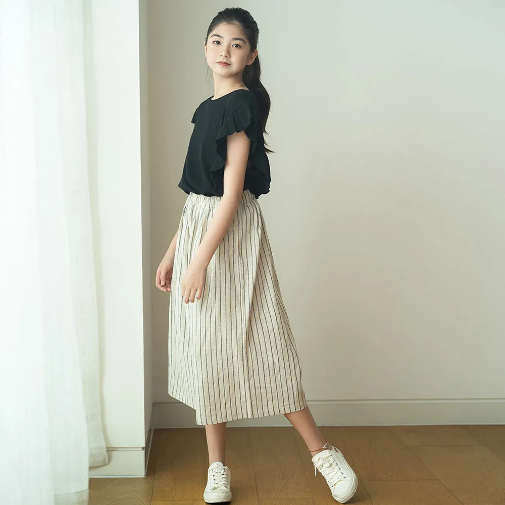 日系 宽松休闲裤 Lightweight Cropped Culottes