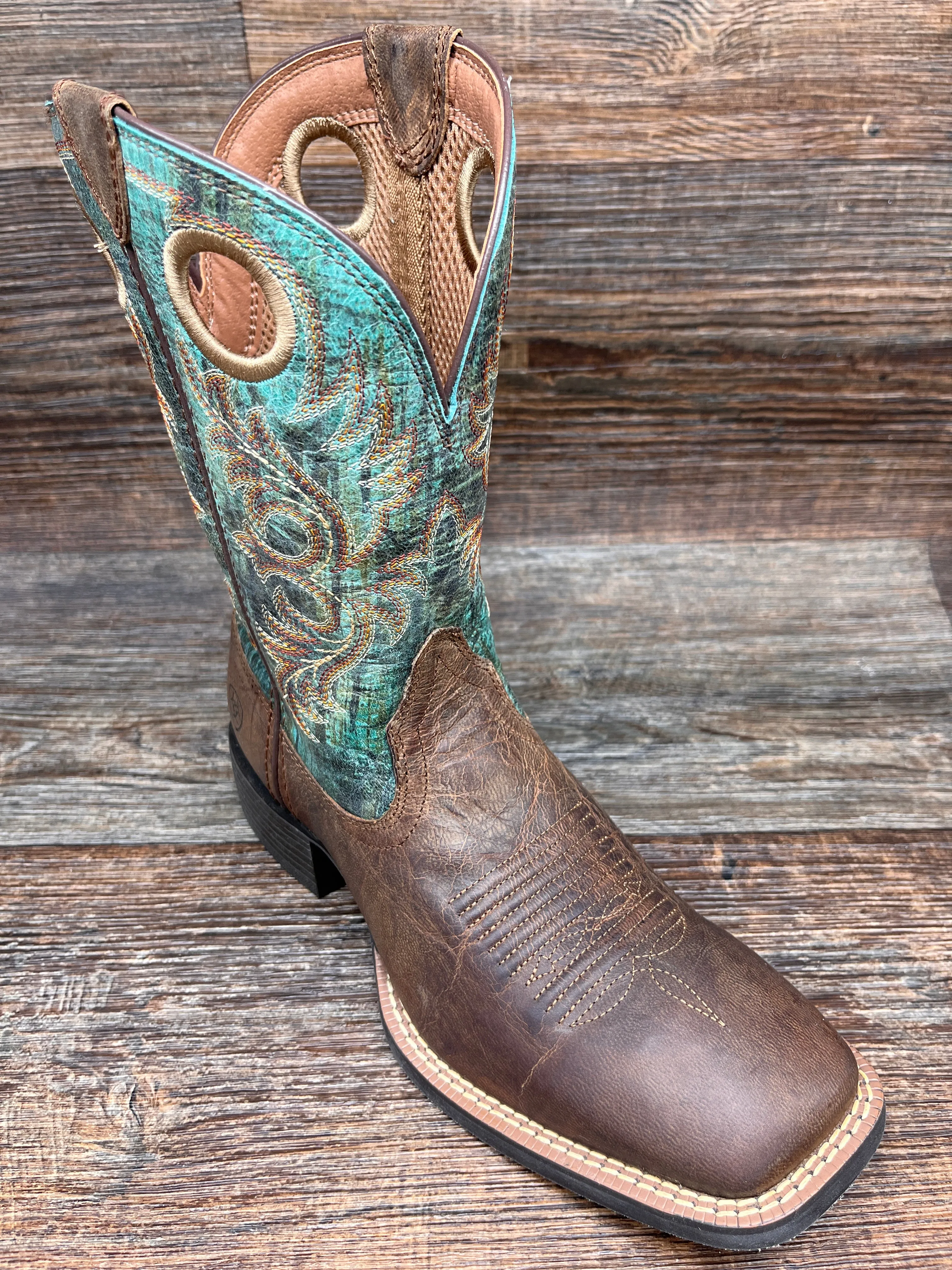 10042403 Men's Sport Rodeo Square Toe Western Boot by Ariat