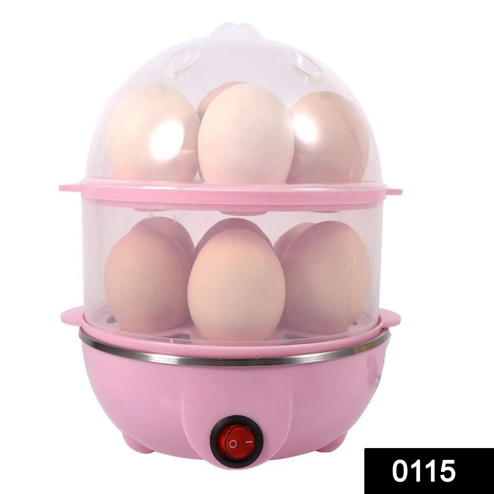 115 Multi-Function 2 Layer 14 Egg Cooker Boilers & Steamer