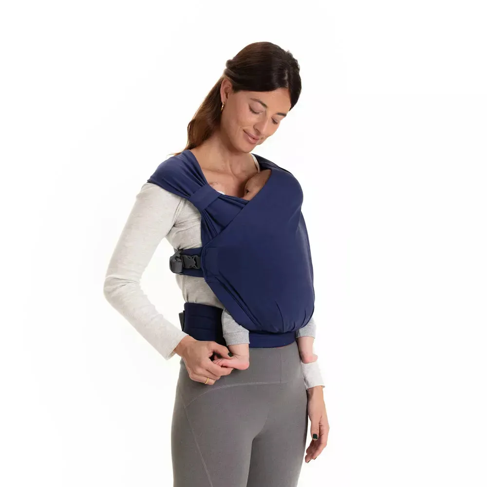 2-in-1 Hybrid Baby Carrier & Wrap - Navy Blue