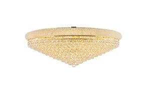 30 Light Flush Mount from the Primo Collection in Gold Finish by Elegant Lighting