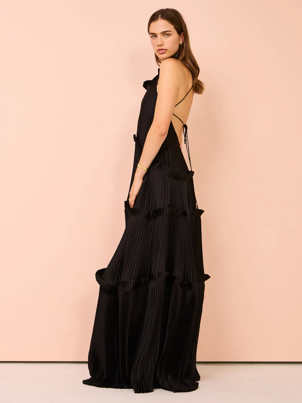 Acler Bassett Gown in Black