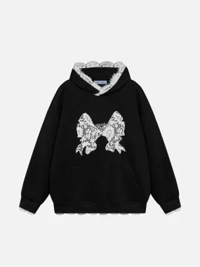 Aelfric Eden Lace Patchwork Hoodie