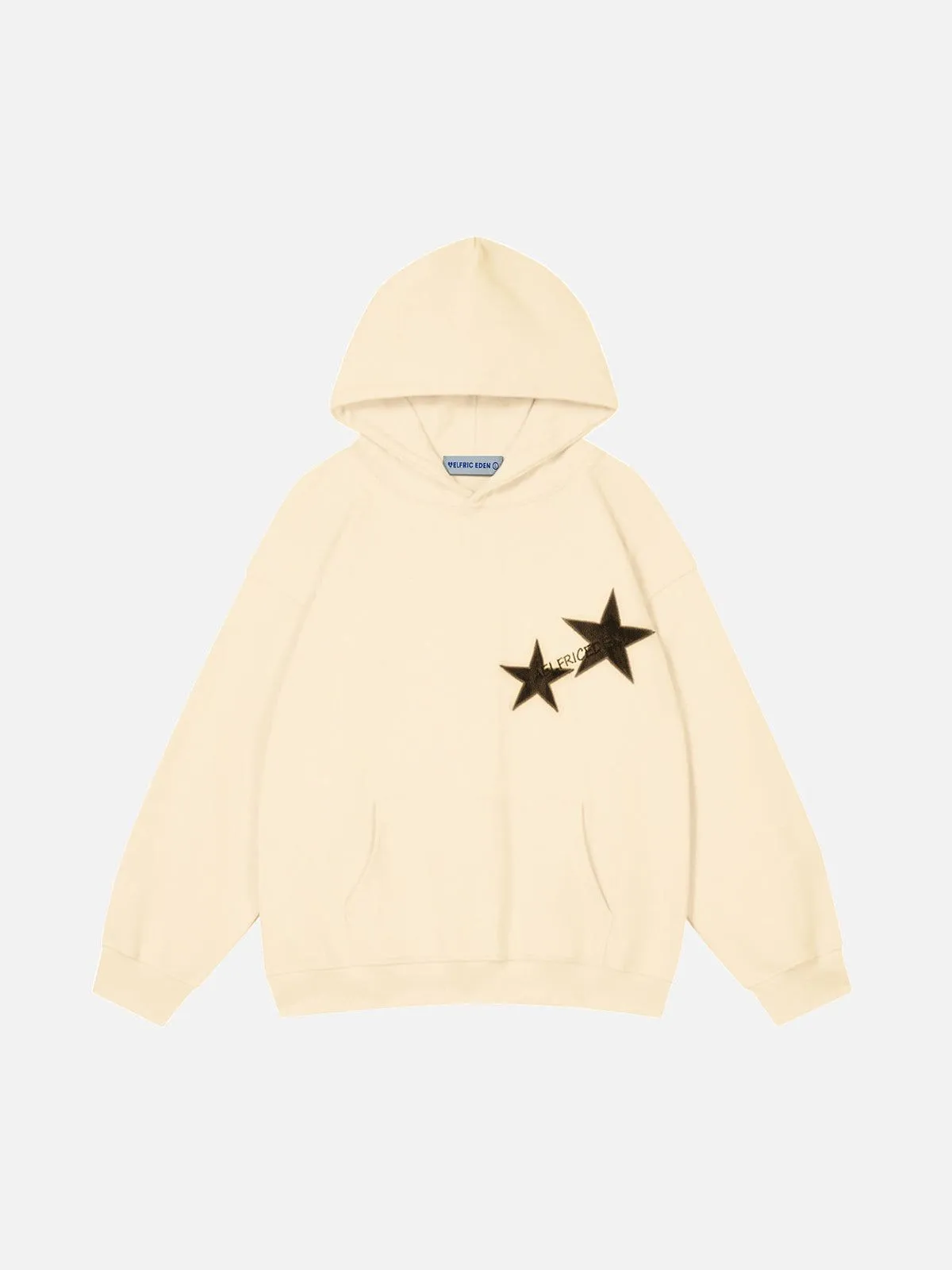 Aelfric Eden Star Print Color Contrast Hoodie