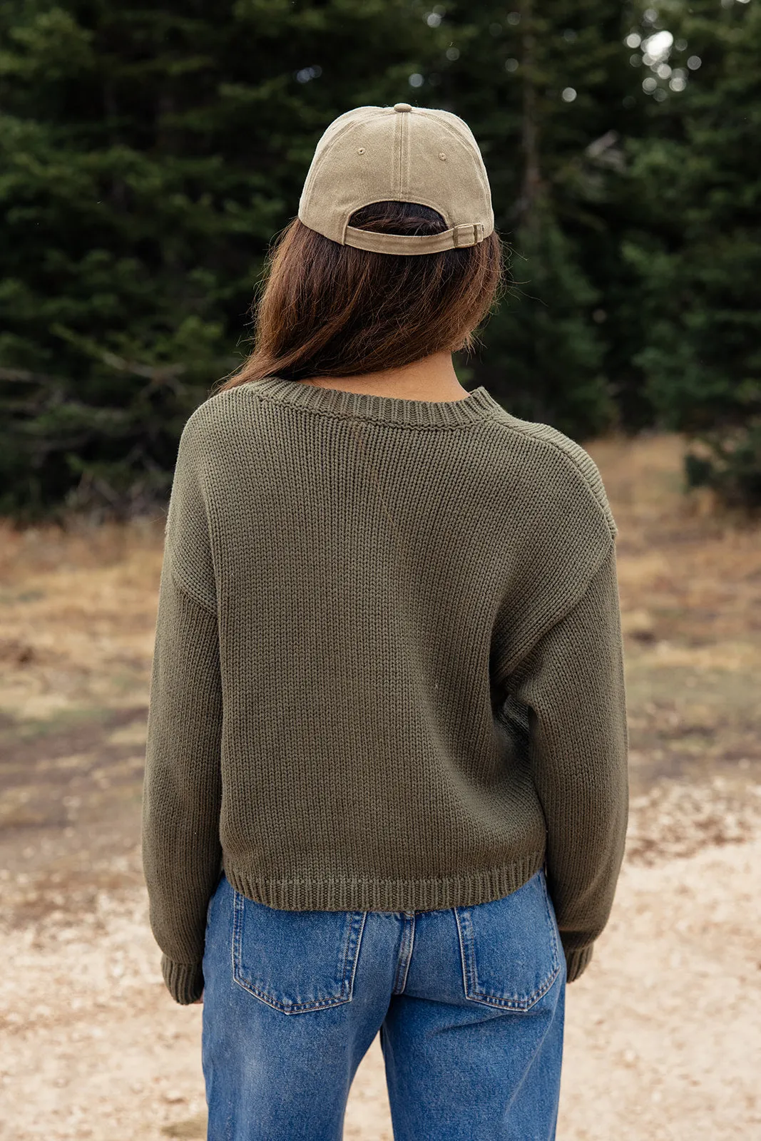 Afternoon Train Cropped Sweater