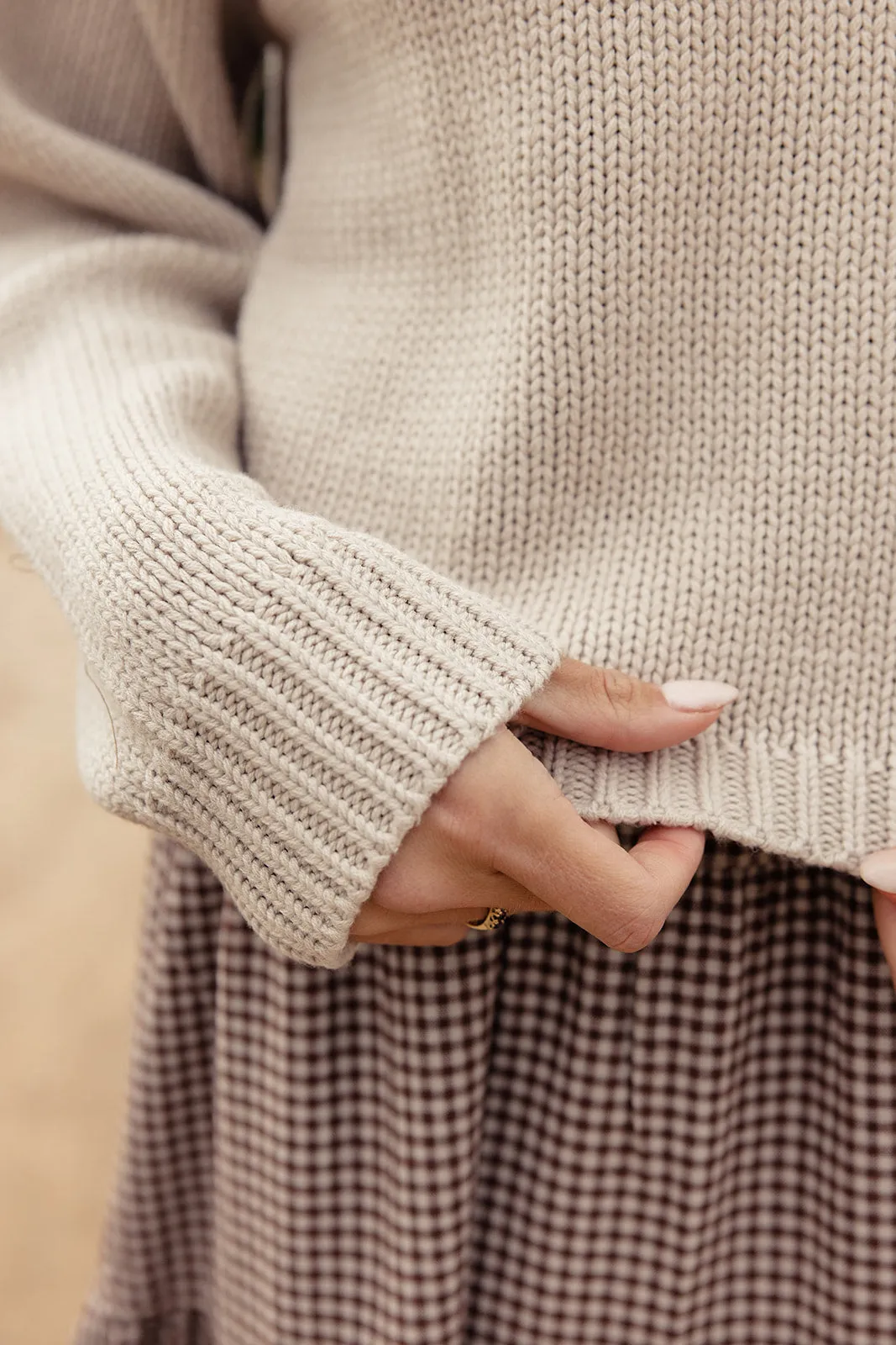 Afternoon Train Cropped Sweater