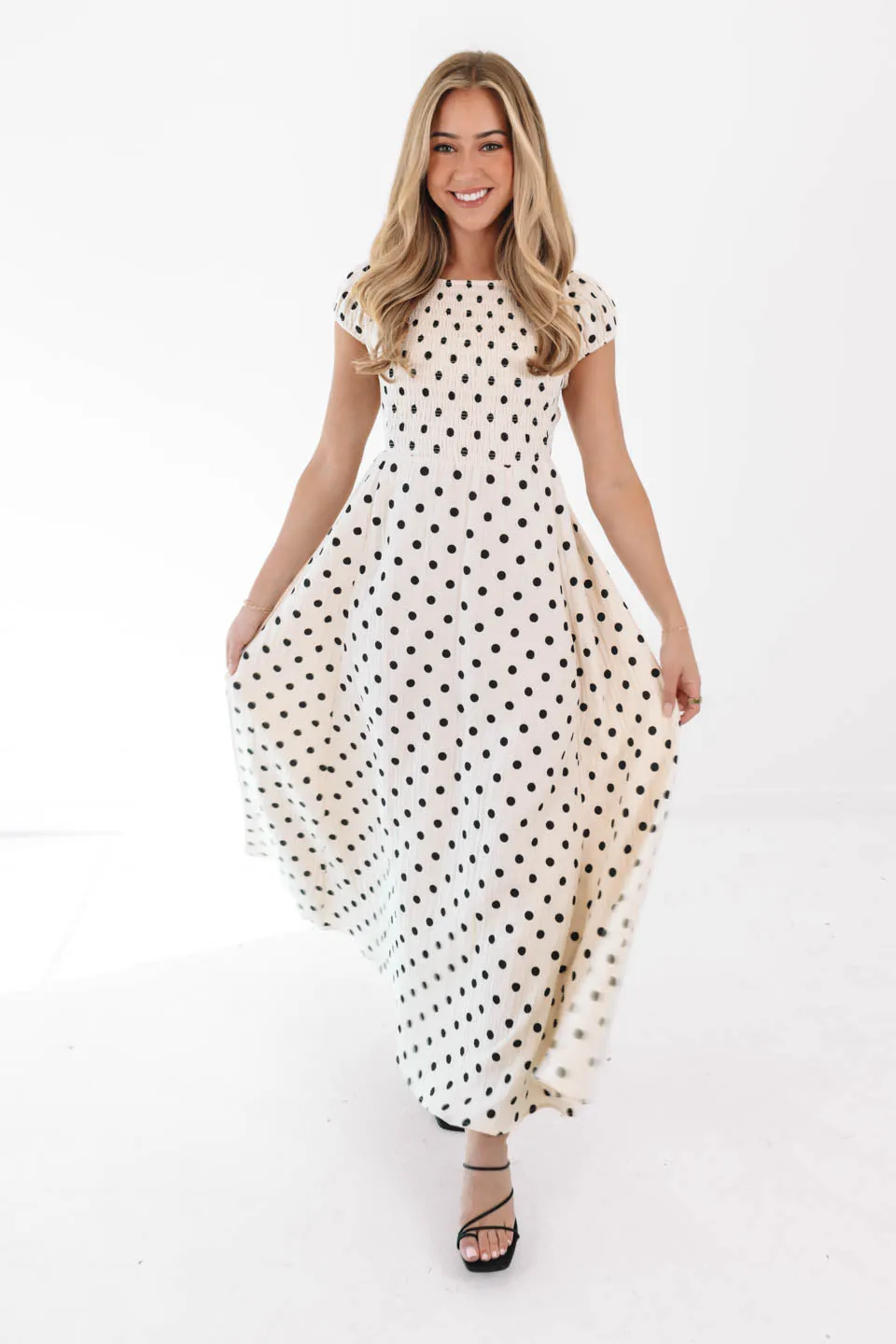 Amazed By You Midi Dress - Cream