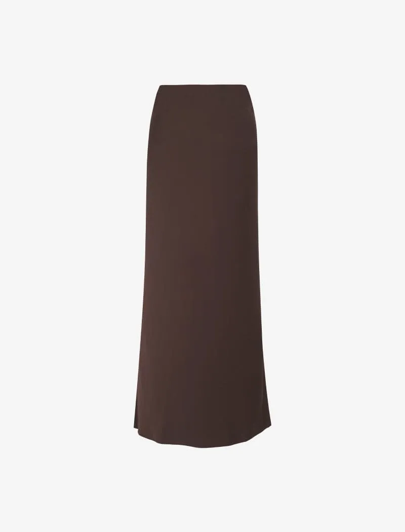 Archive Bias Maxi Skirt | Espresso