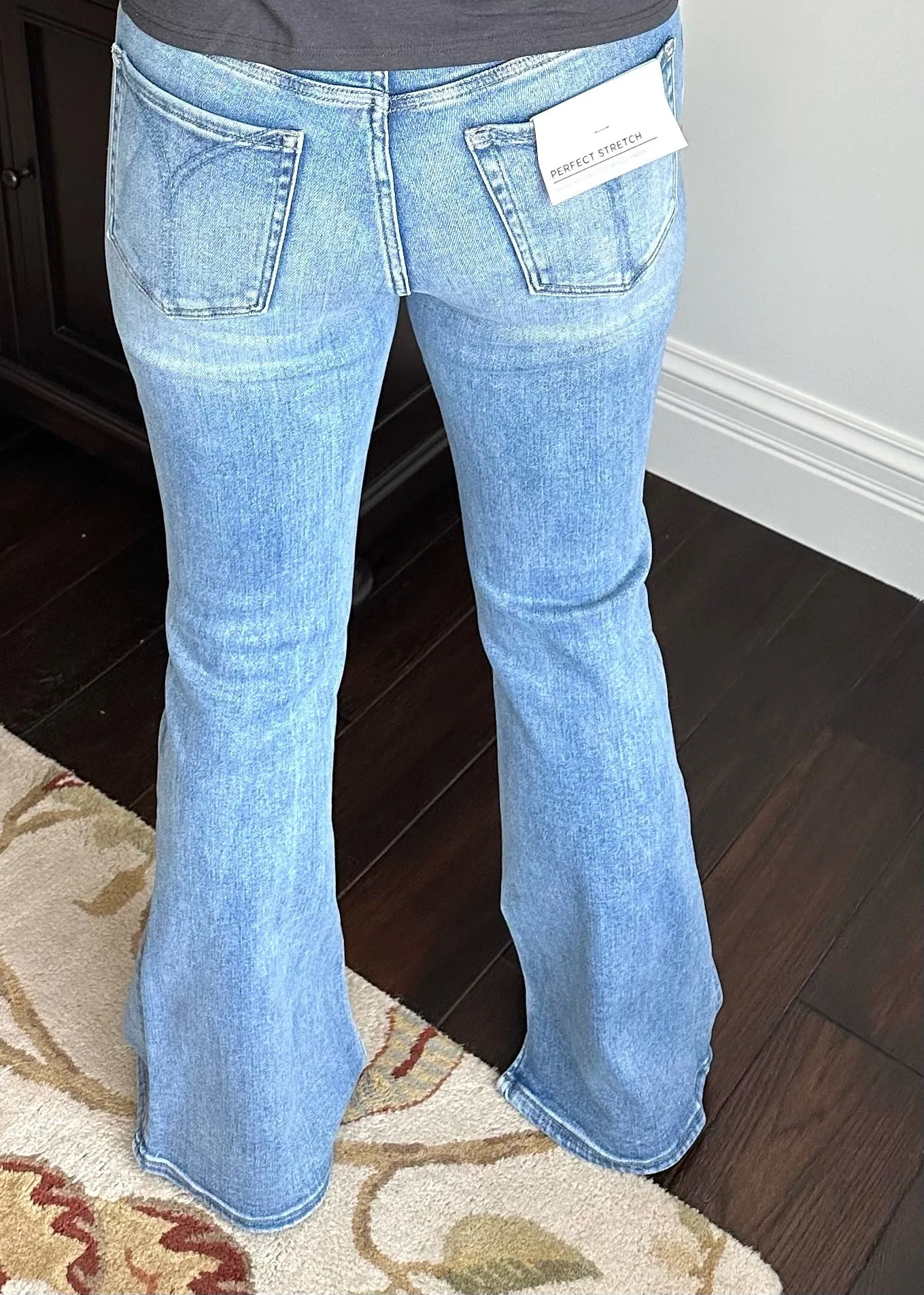 Bayeas Aurora High Rise Flare Jeans with Side Slit