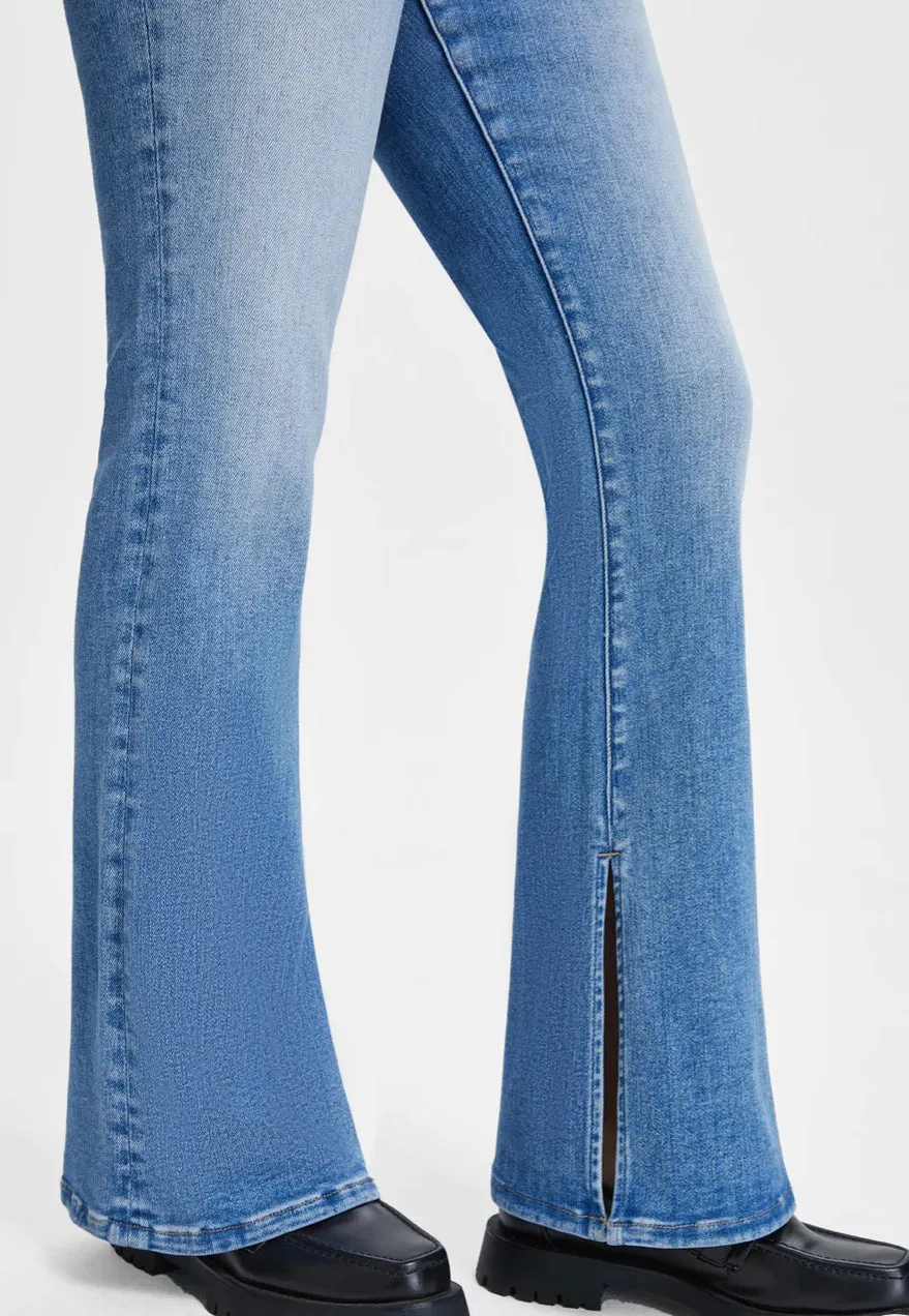 Bayeas Aurora High Rise Flare Jeans with Side Slit