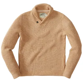 Belmont Plaited Shawl Pullover - Caramel