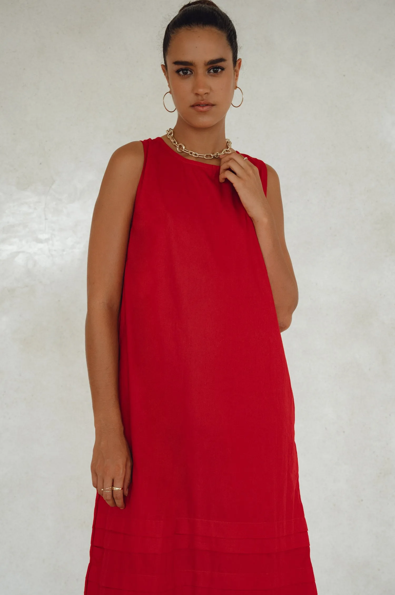 Beloved Cara Slip on Cotton Maxi Dress by ELF