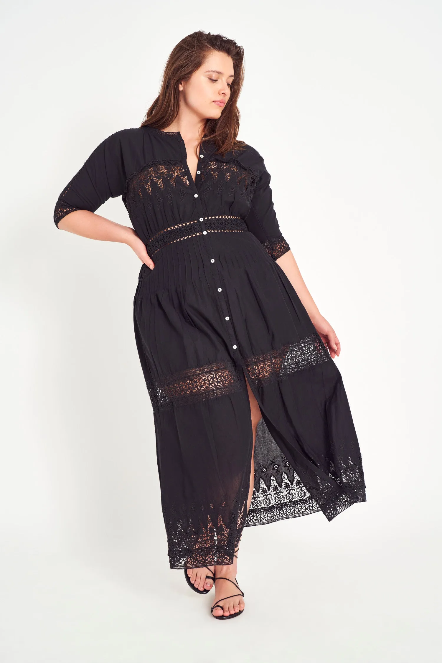 Beth Cotton Midi Dress