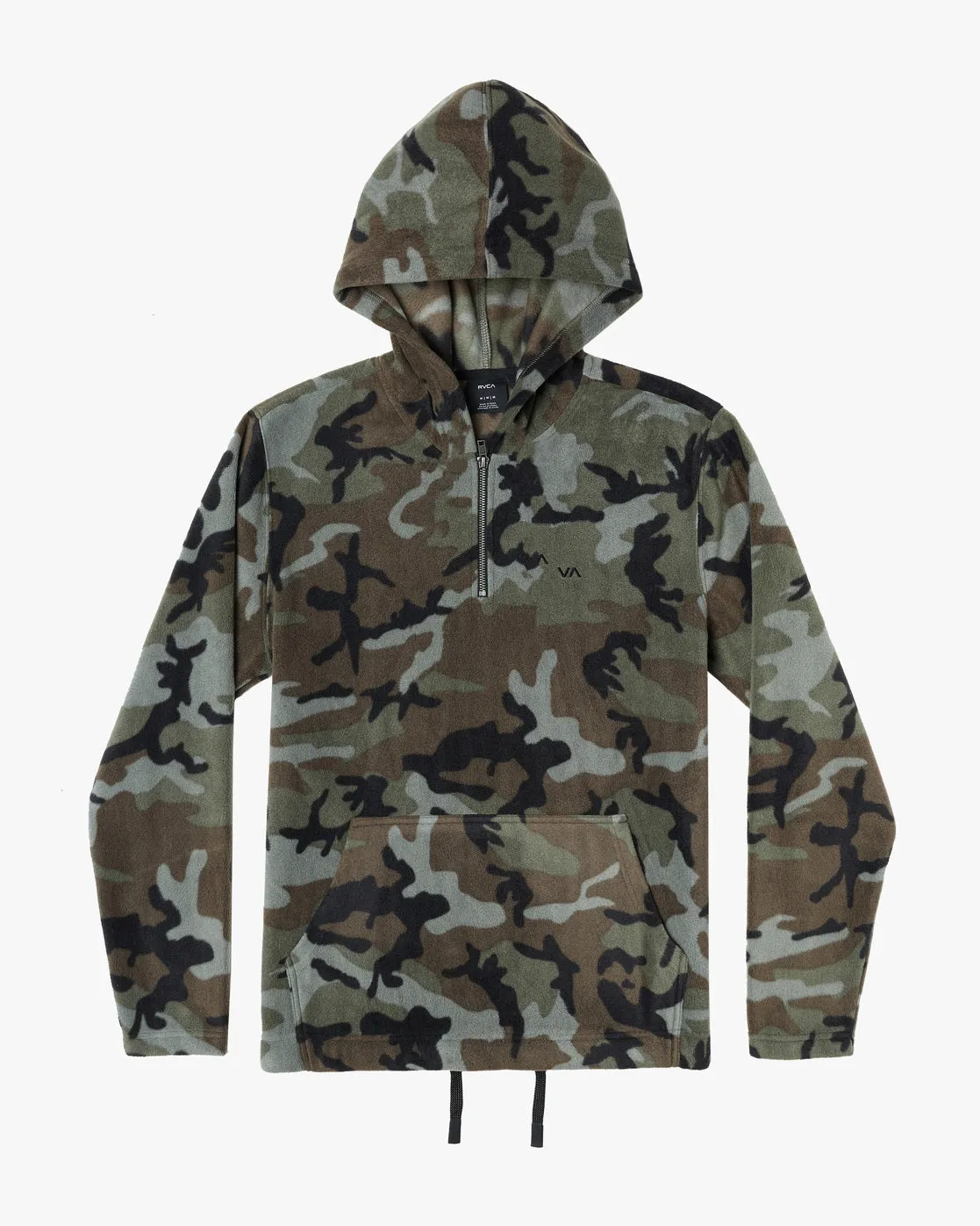 Boys Yukon Quarter Zip Hoodie - Camo