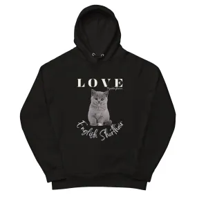 British Shorthair, Unisex pullover hoodie