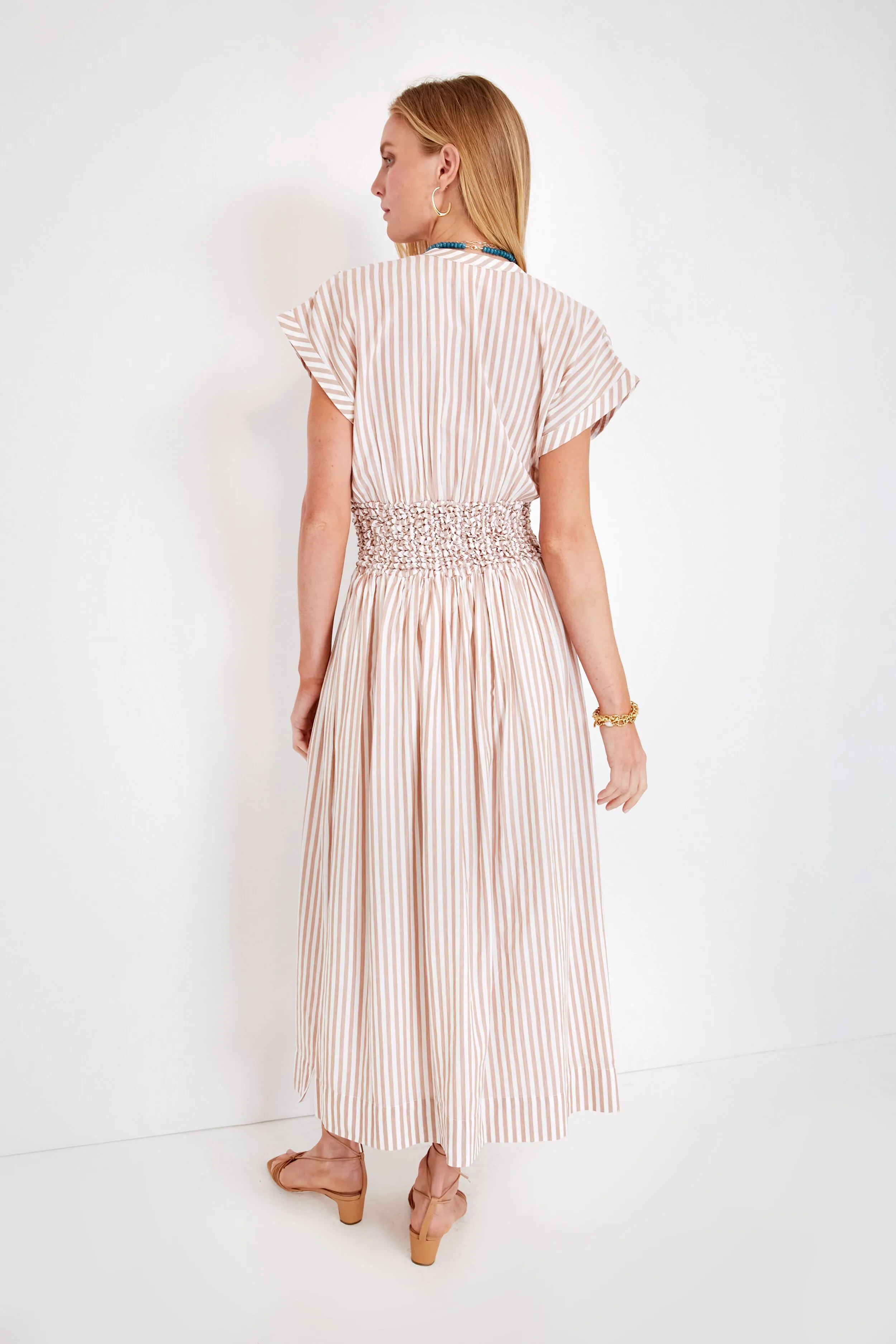 Bronze Stripe Granada Dress