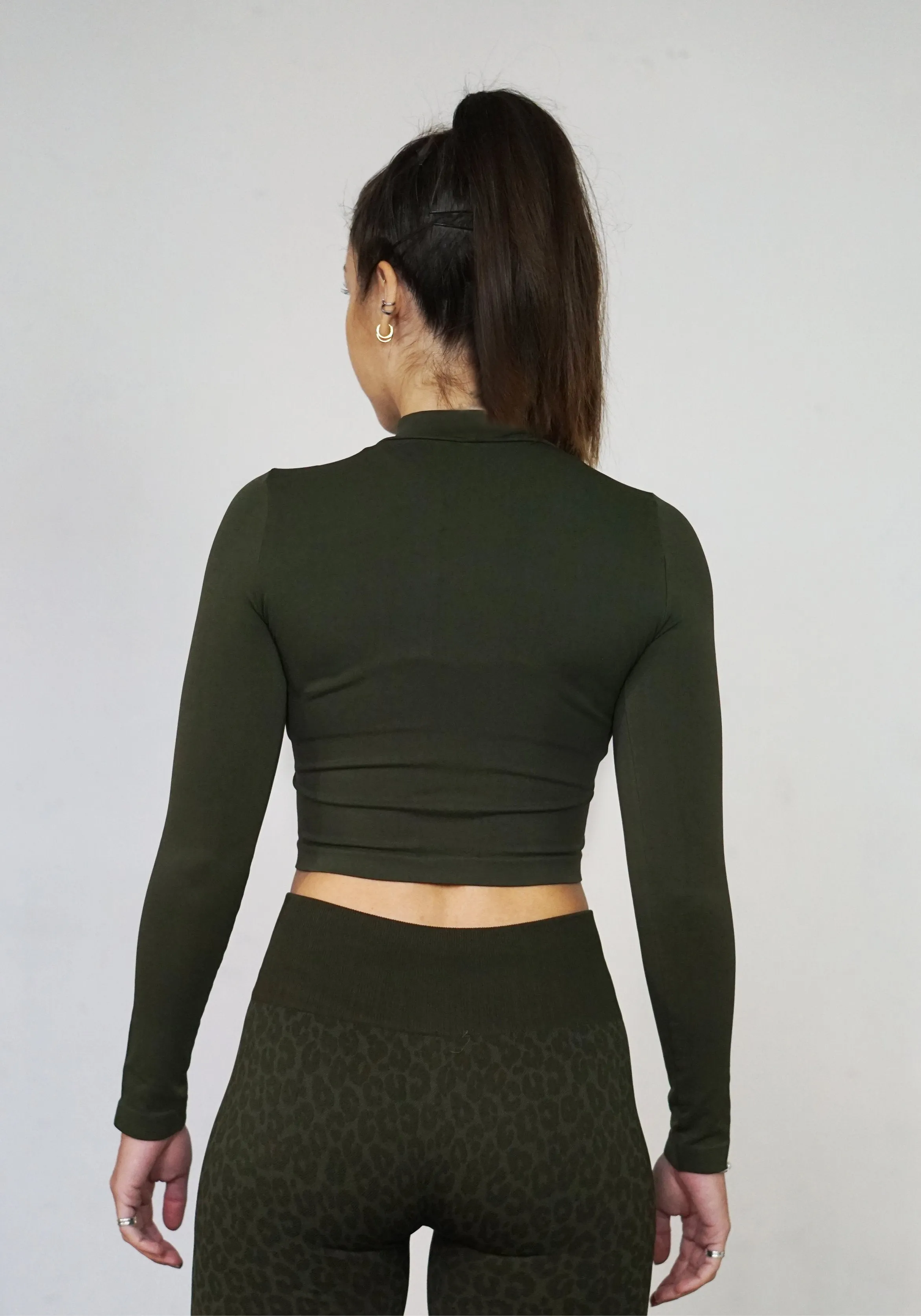 Cahira Long Sleeved Crop Top