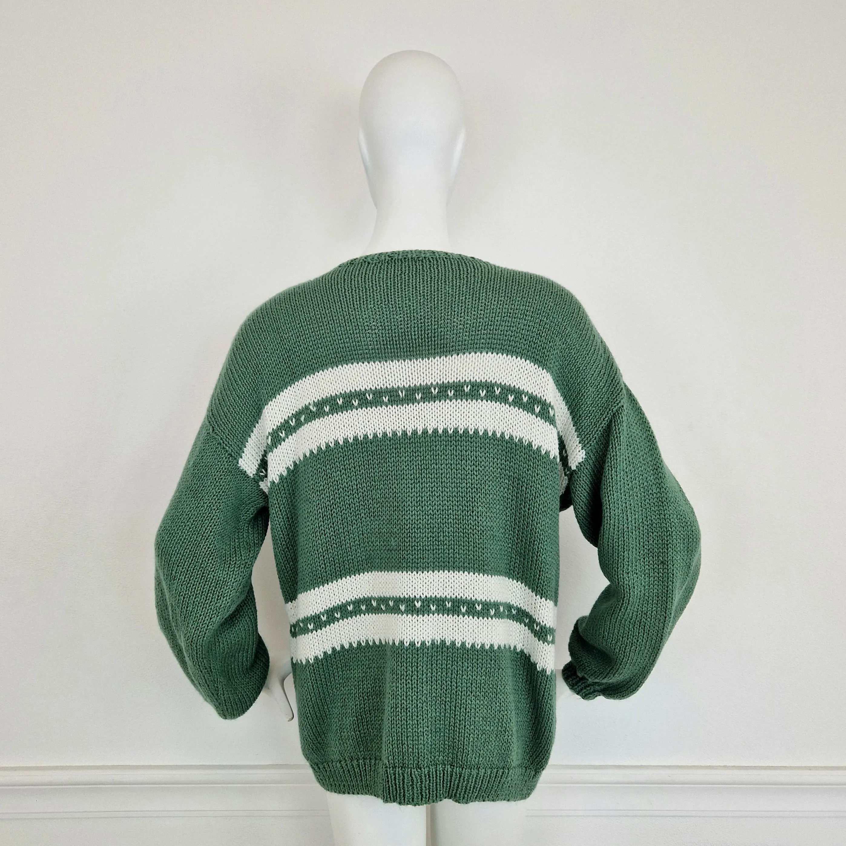 Cardigan verde bamboline