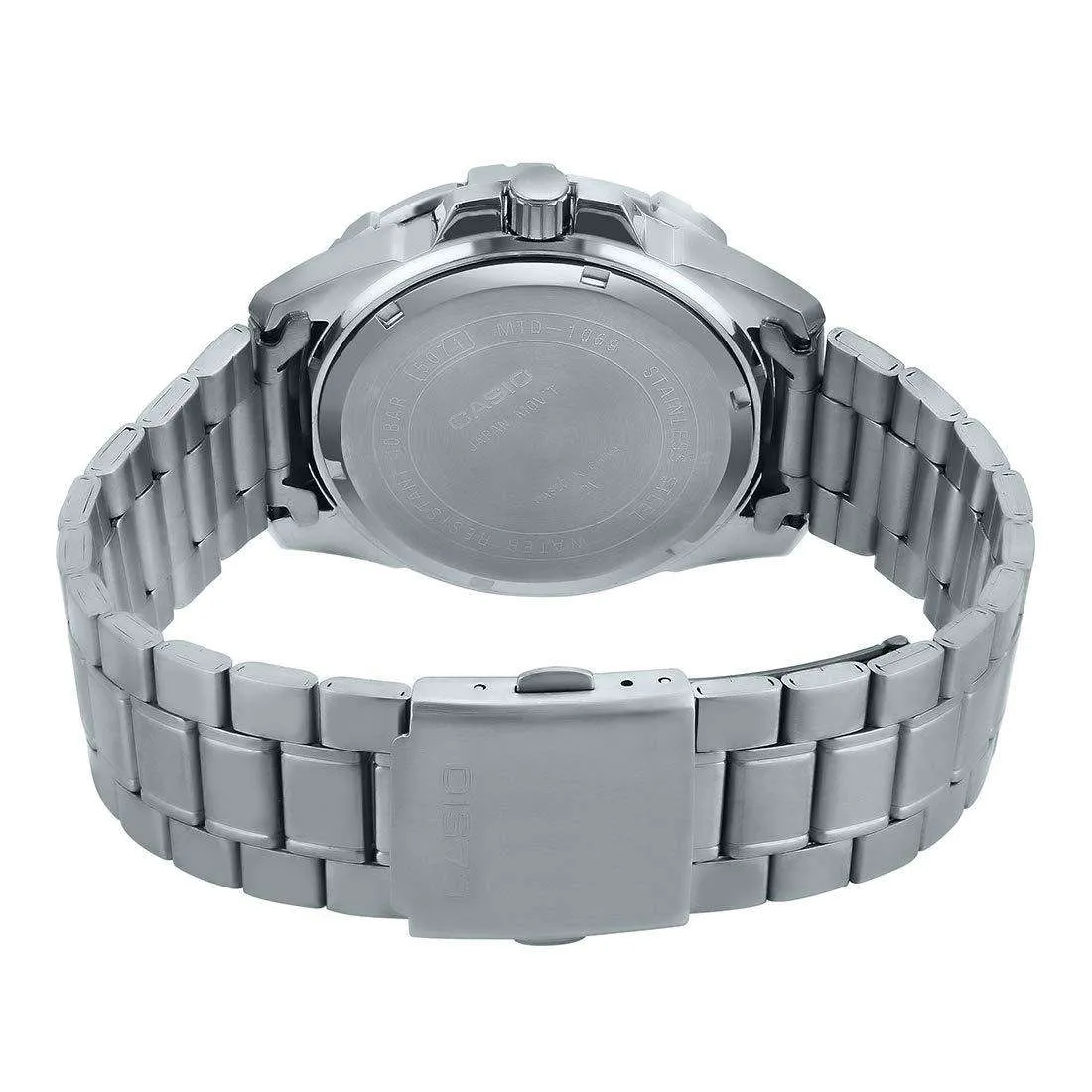 Casio MTD-1069D-1A2VDF Stainless Steel  Strap Watch for Men