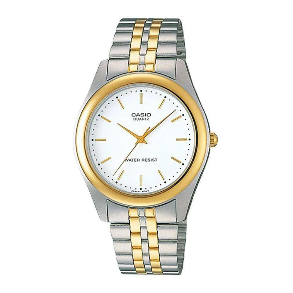 Casio MTP-1129G-7ARDF Two Tone Stainless Steel Strap Watch for Men