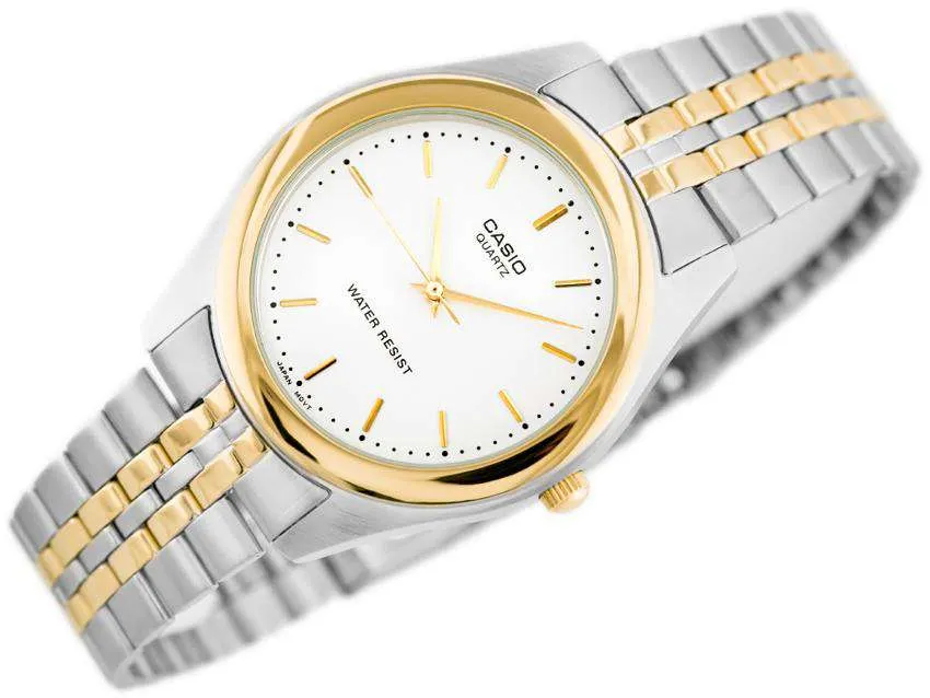 Casio MTP-1129G-7ARDF Two Tone Stainless Steel Strap Watch for Men