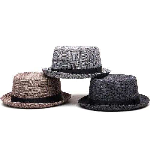 Classy Men Pork Pie Hat - 3 Colors