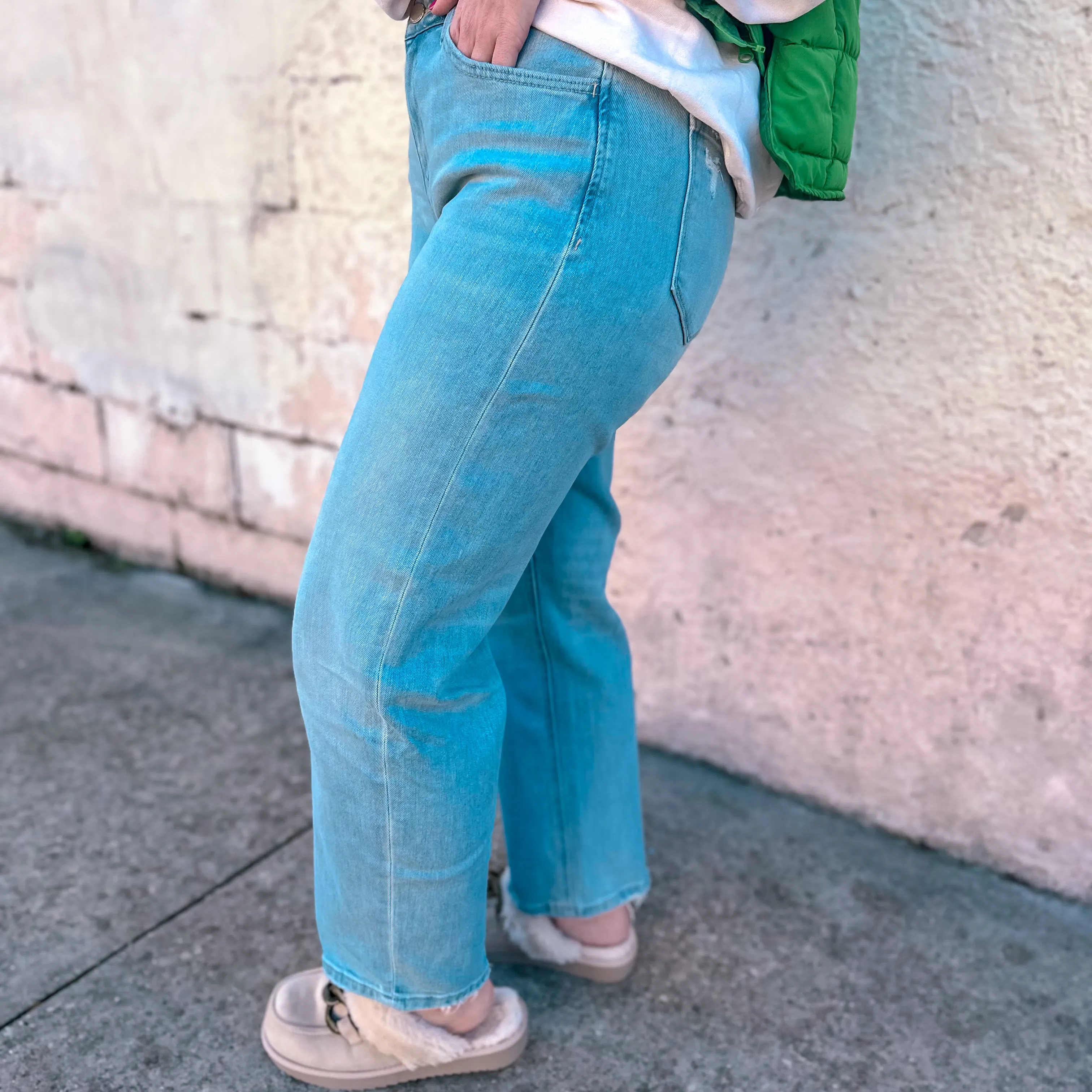 Claudia High Rise Barrel Denim