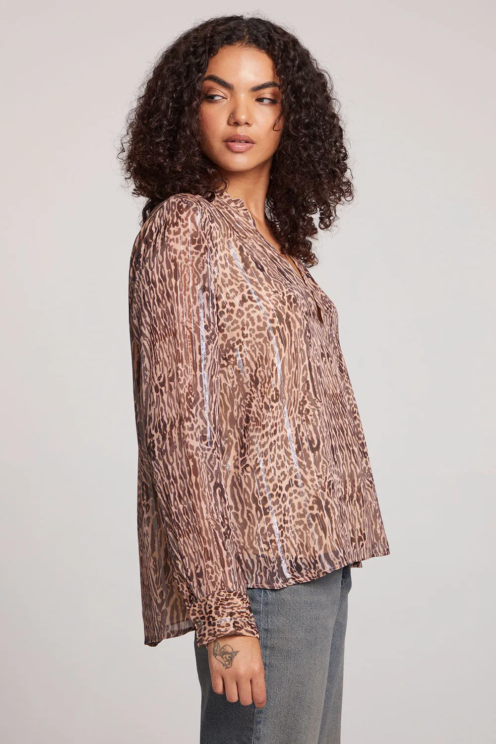 Denver Classic Leopard Blouse