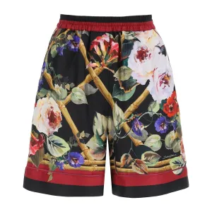 Dolce & Gabbana rose garden pajama shorts