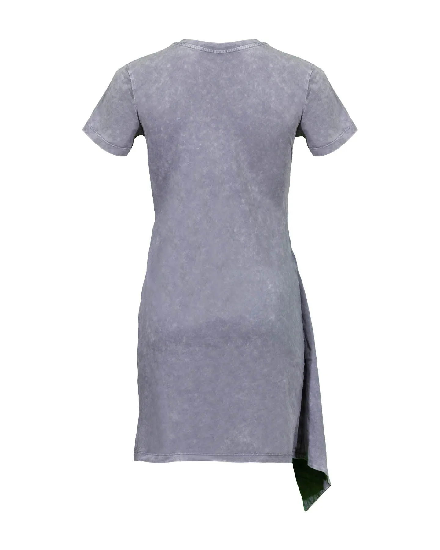 Edie Steel Acid Wash T-Shirt Dress