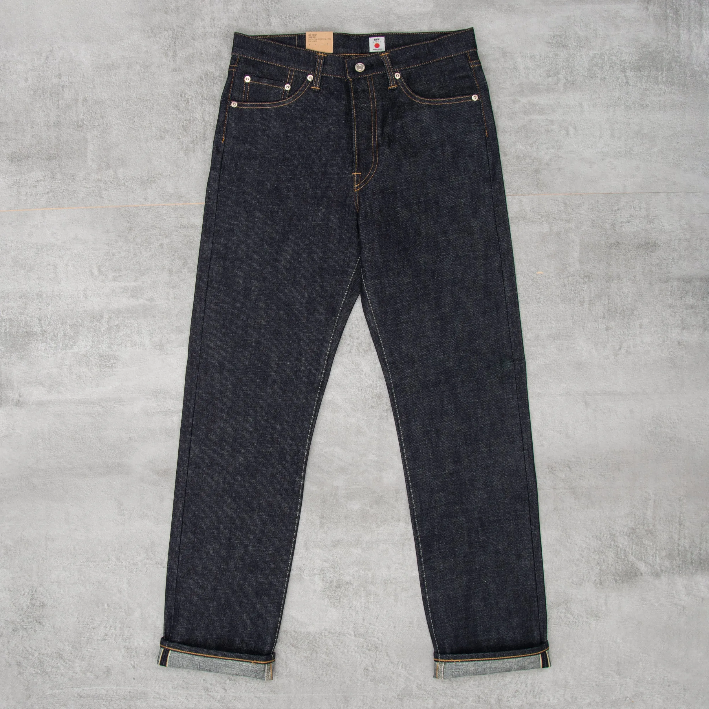 Edwin Loose Straight Jeans - Rainbow Dark Pure Indigo Unwashed