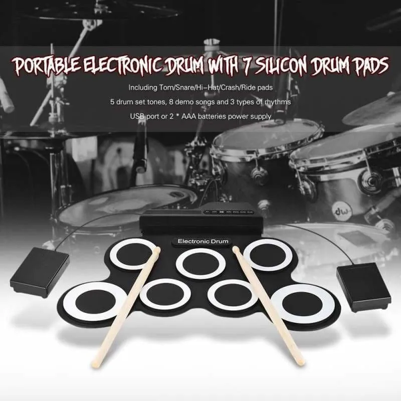 Electronic Drum Pad Set