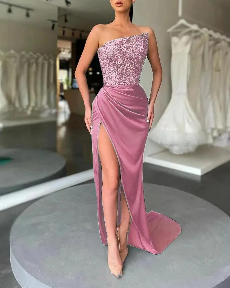 Elegant Evening Party Maxi Dress