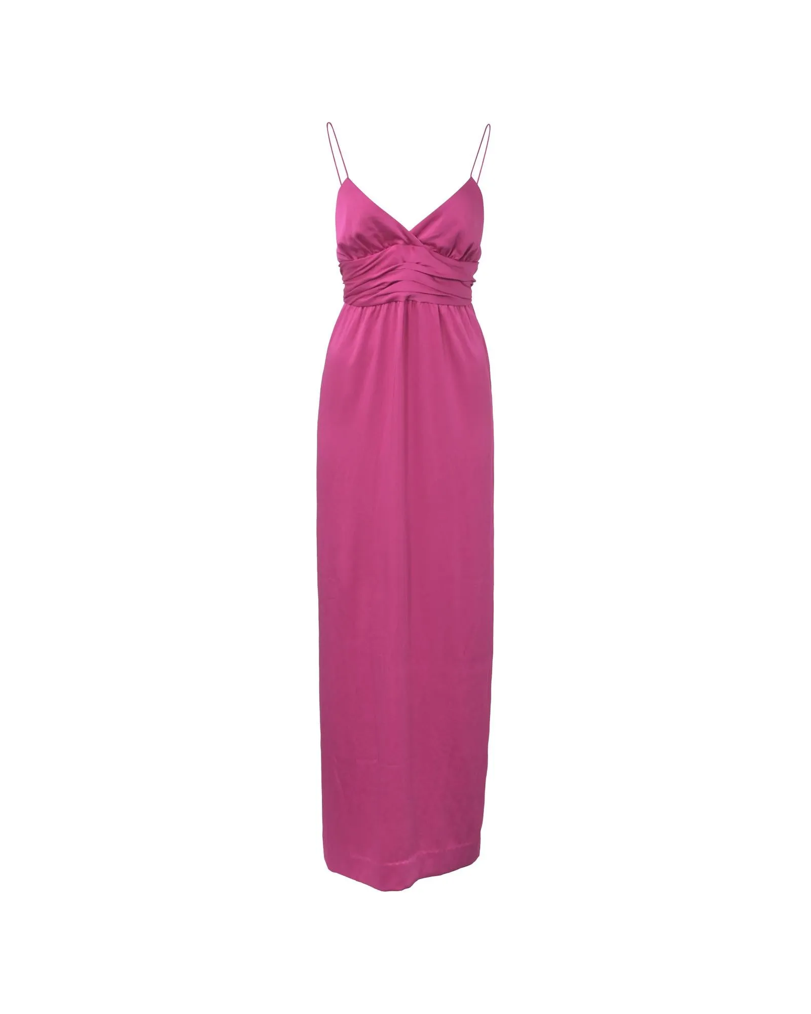 Elegant Long Backless Maxi Dress in Luxurious Polyester