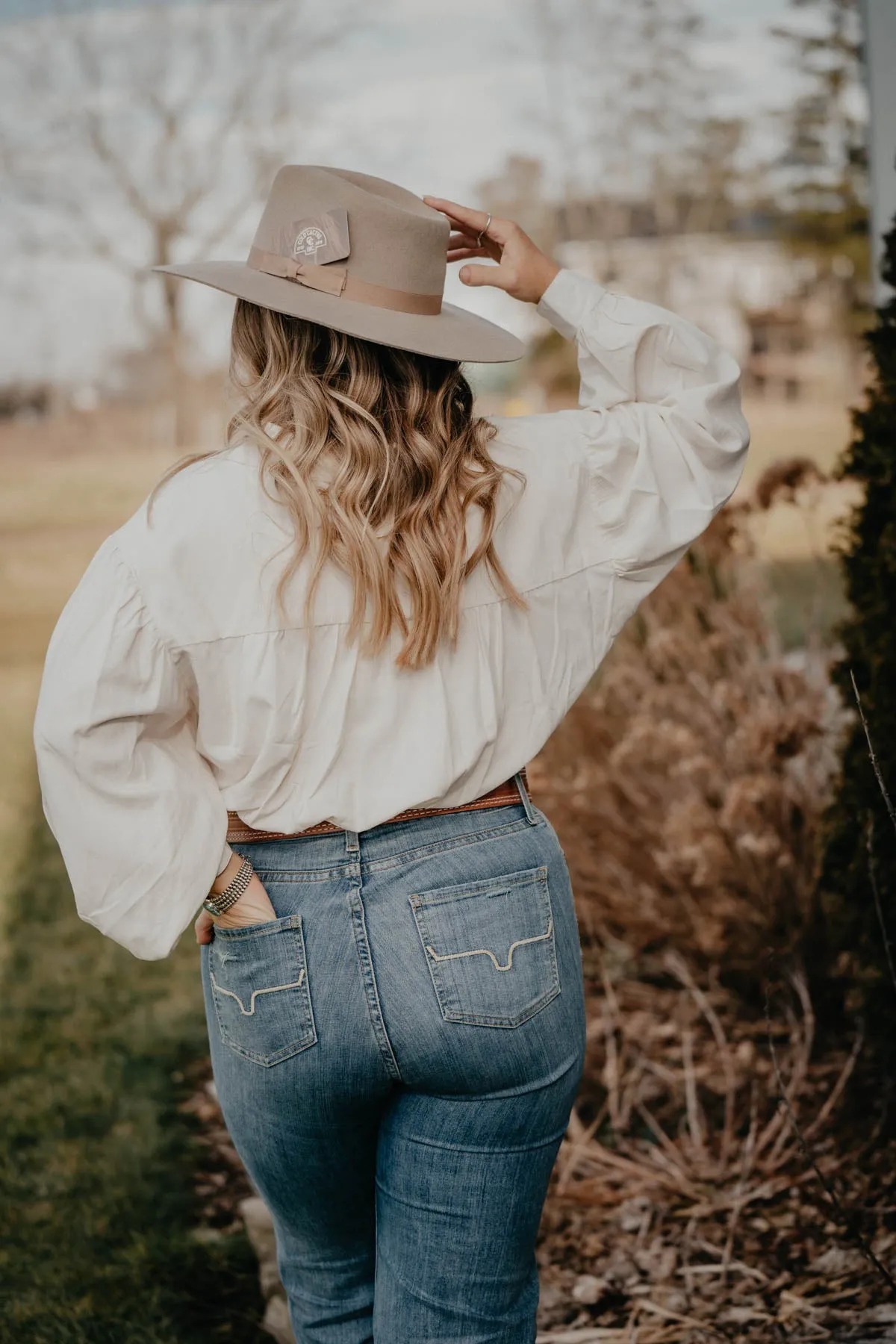 'Eliana' Front Tie Cropped Button Up Top Sandstone (XS-L)