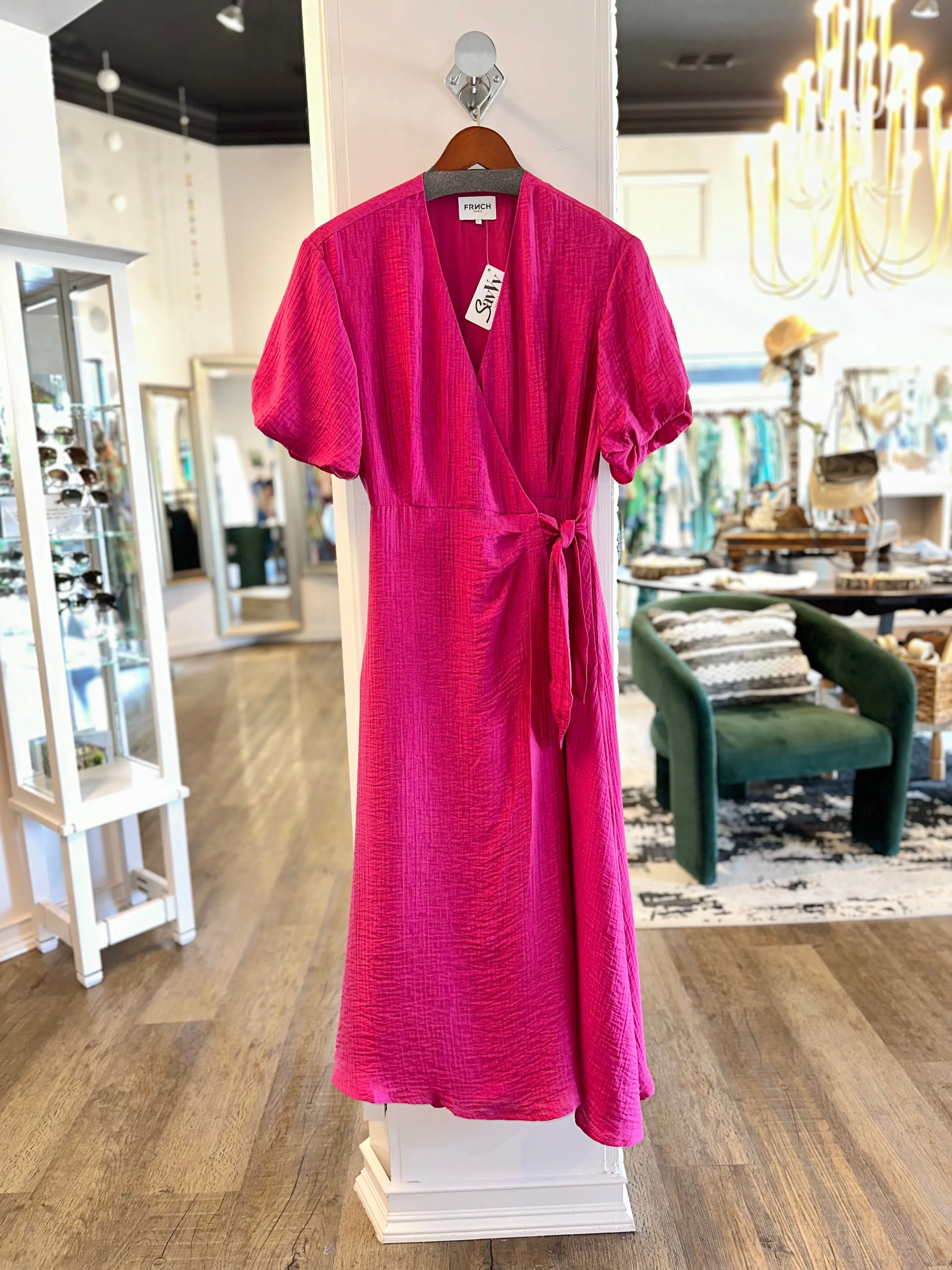 Elyana Maxi Dress in rose by FRNCH