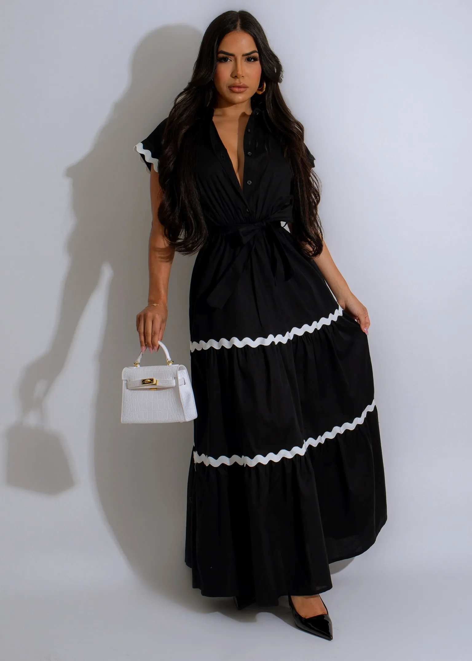 Enjoyable Maxi Dress Black