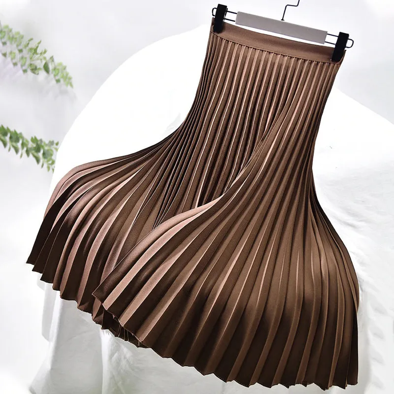 Flattering Elastic Accordion Style Skirts