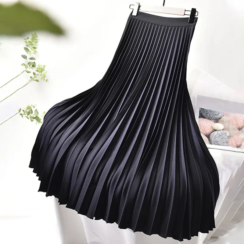 Flattering Elastic Accordion Style Skirts