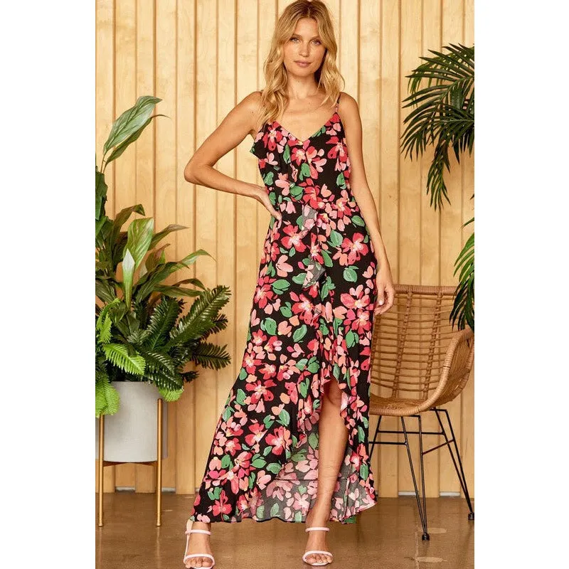 Floral Printed Summer Maxi Dress