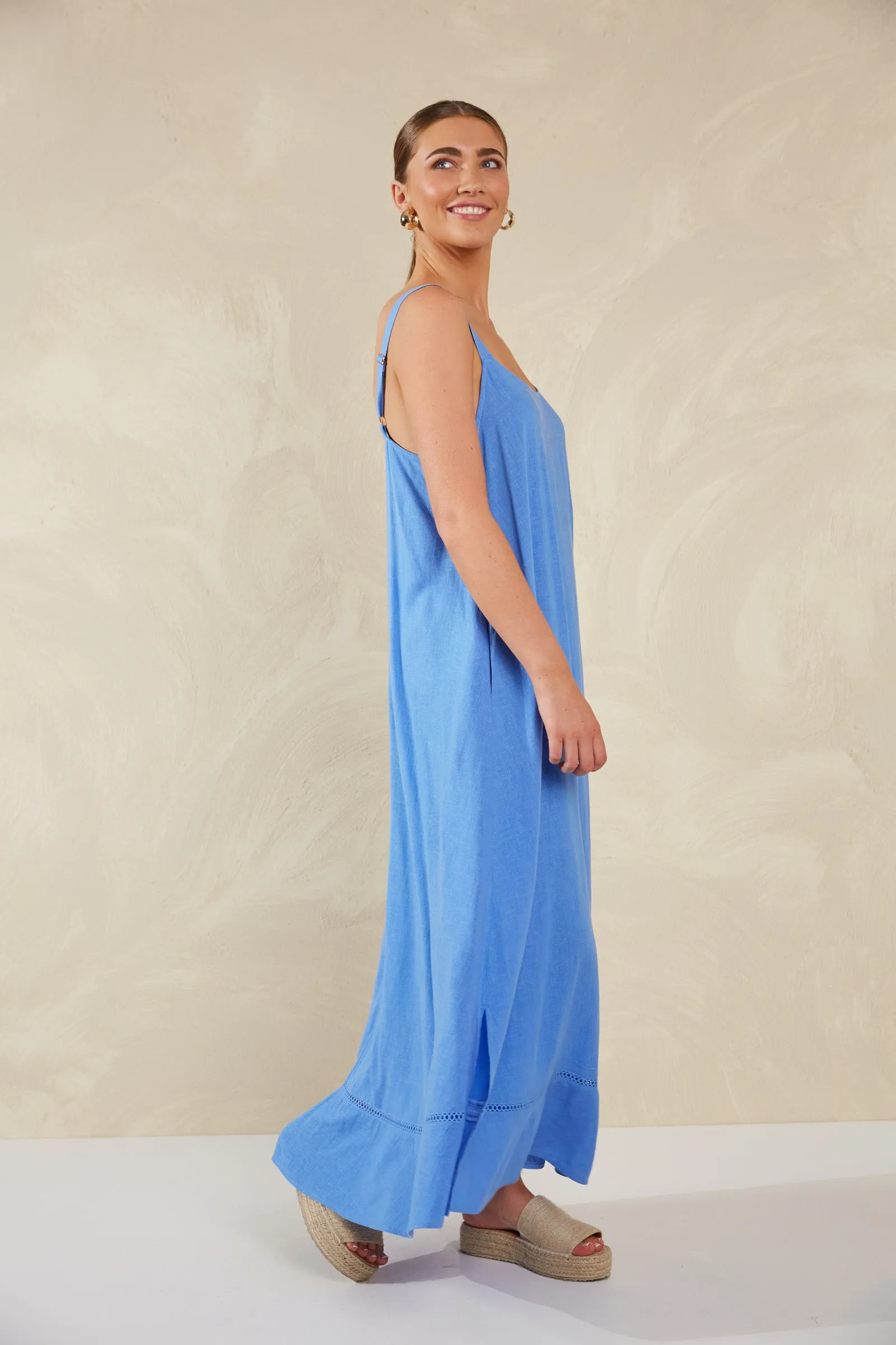 Florence Tank Maxi - Coast Blue