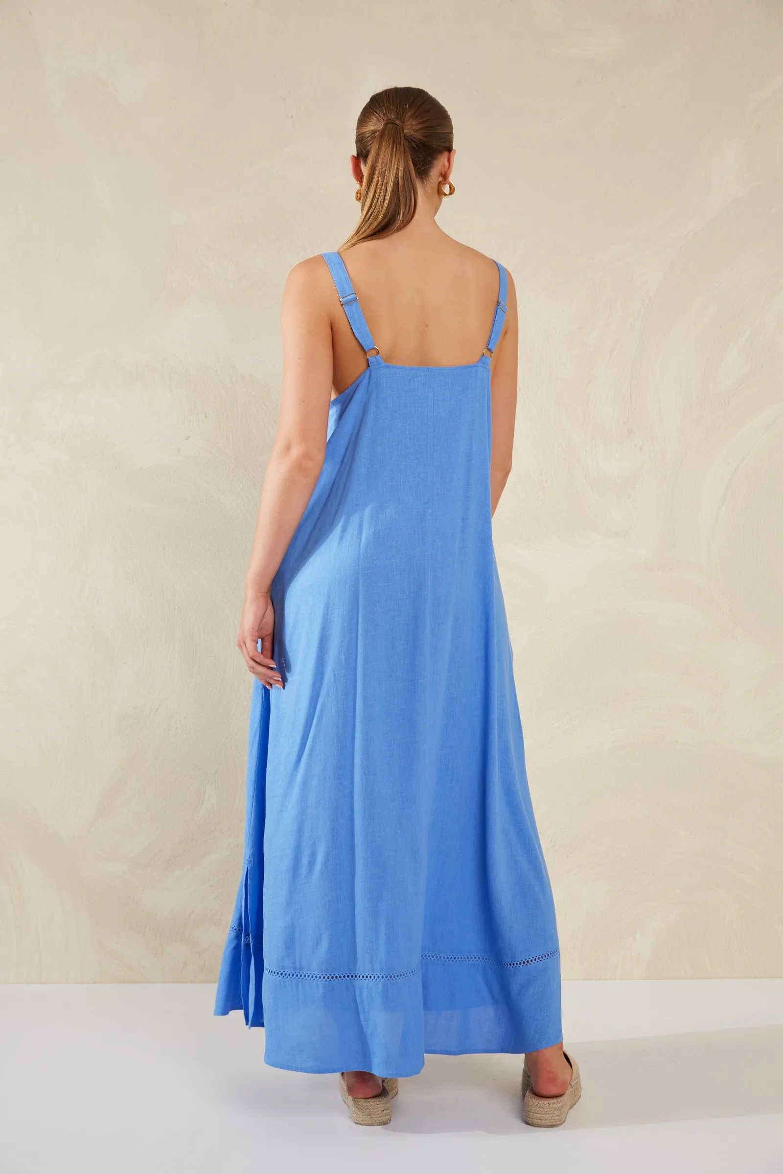 Florence Tank Maxi - Coast Blue