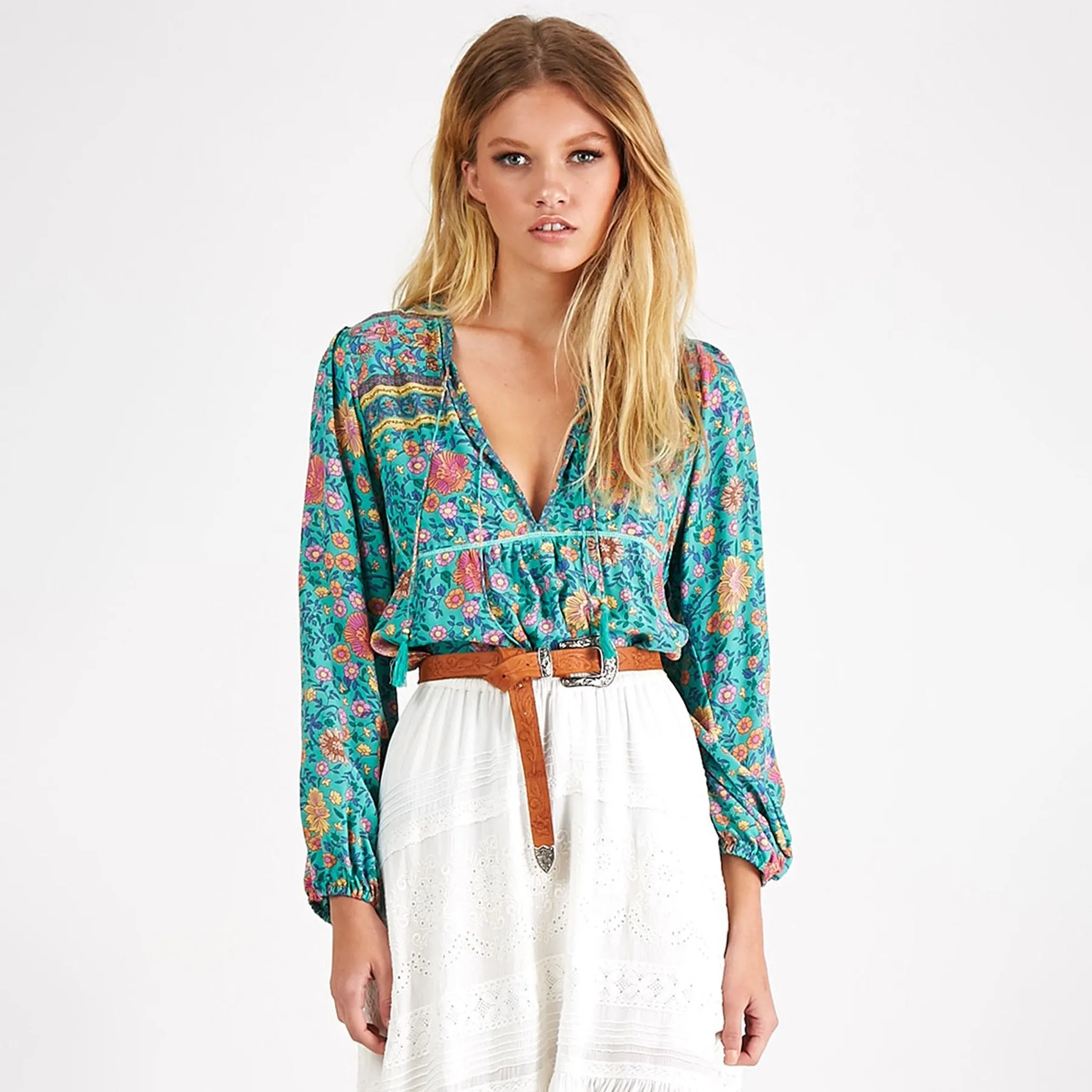 Folk Town Blouse