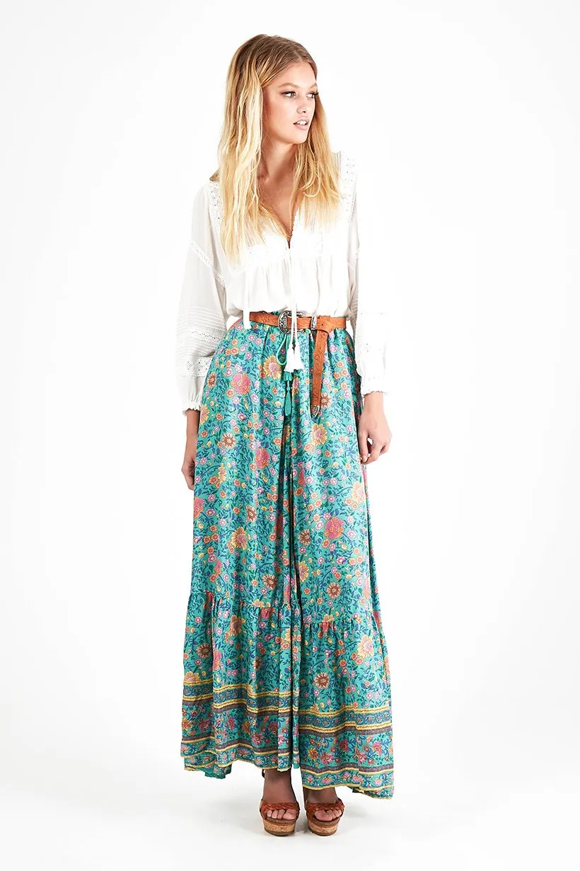 Folk Town Maxi Skirt