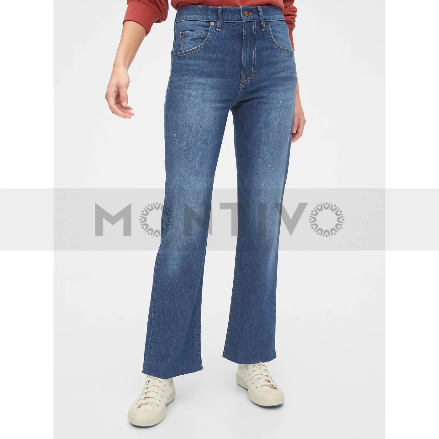 Gap High Ankle Flare Jeans